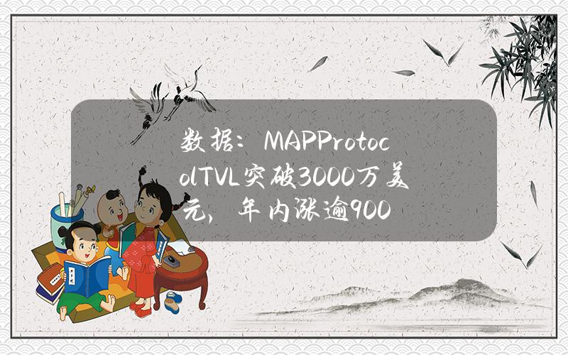 数据：MAPProtocolTVL突破3000万美元，年内涨逾900%