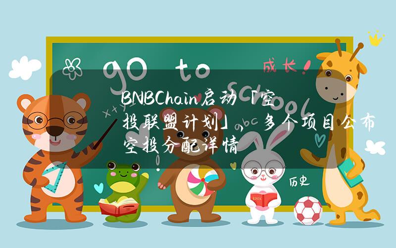 BNBChain启动「空投联盟计划」，多个项目公布空投分配详情