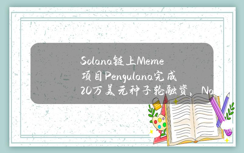 Solana链上Meme项目Pengulana完成20万美元种子轮融资，NanosproutVentures领投