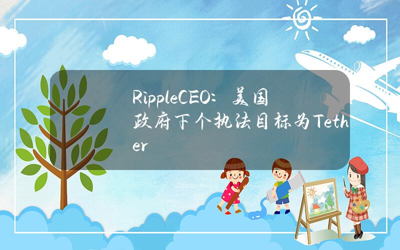 RippleCEO：美国政府下个执法目标为Tether